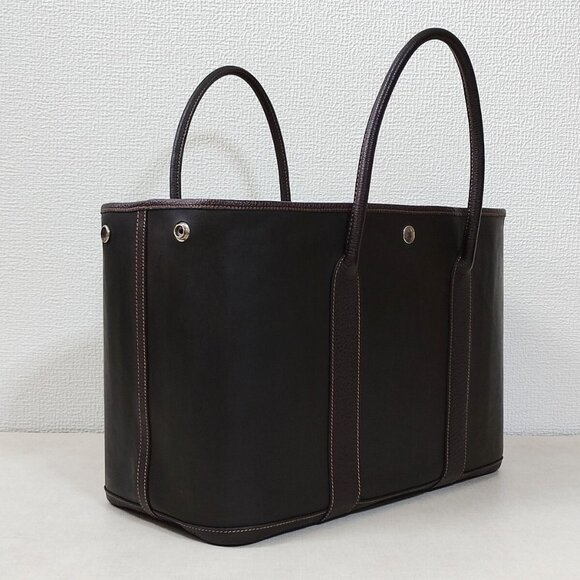Hermes Garden Party 36 PM Amazonia Buffle Skipper Tote Bag Handbag Purse - Picture 9 of 10